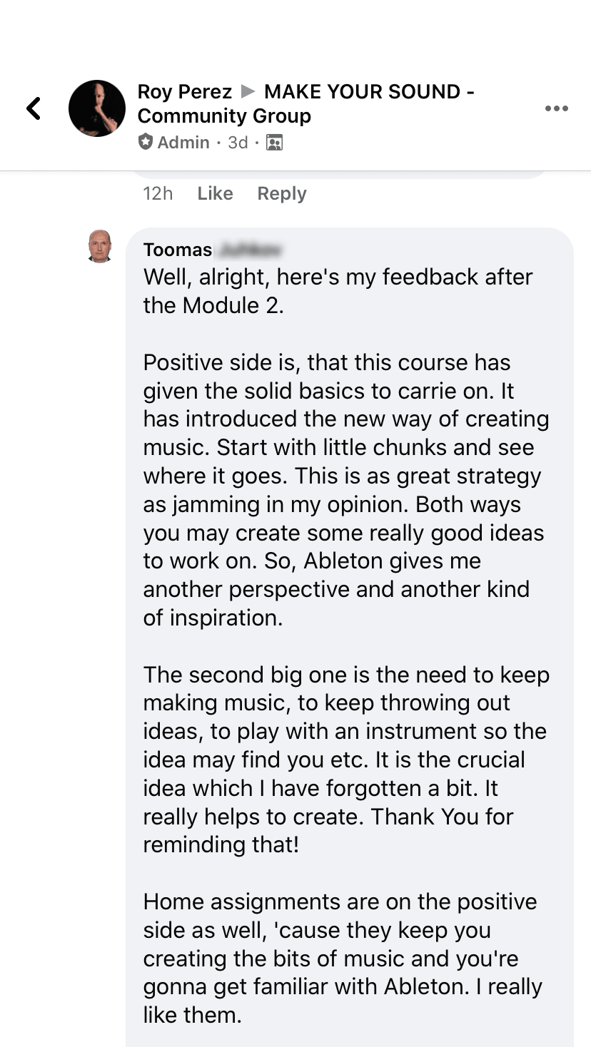 Toomas-feedback